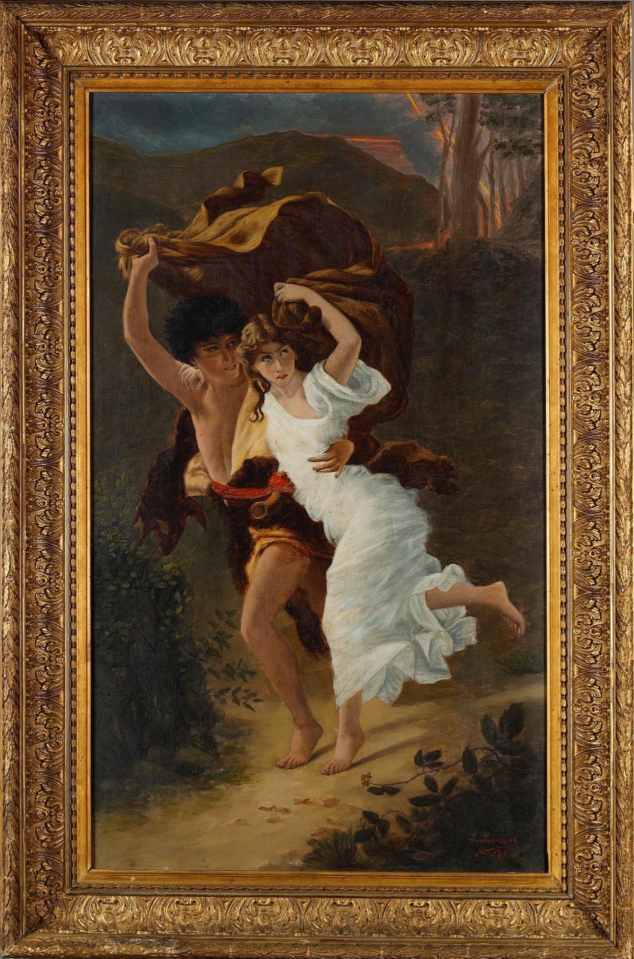 Two oils on canvas after Pierre Auguste Cot (1837-1883) 7