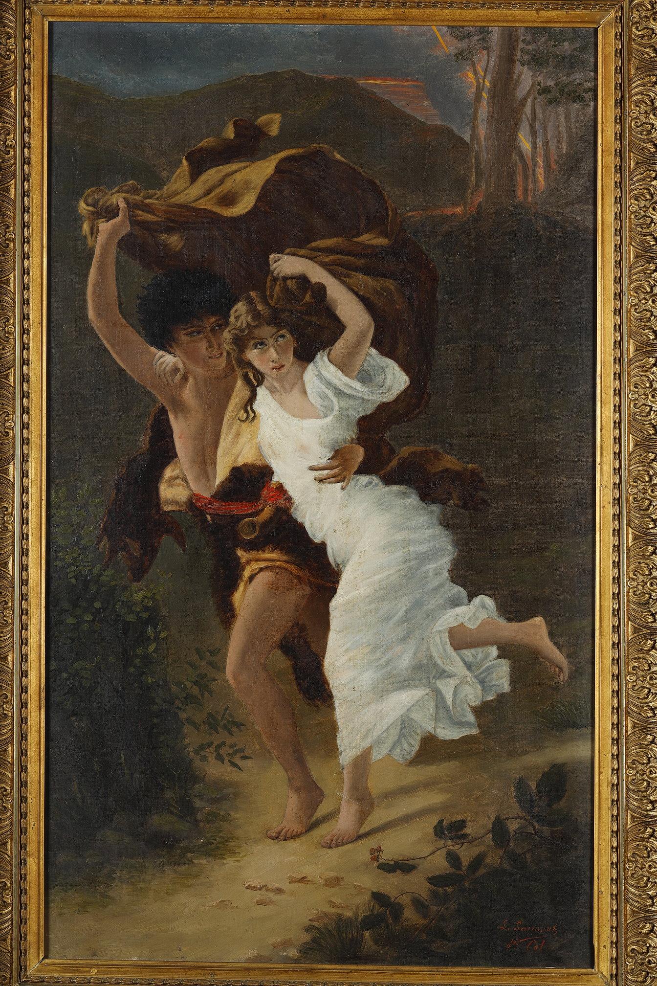 Two oils on canvas after Pierre Auguste Cot (1837-1883) 8