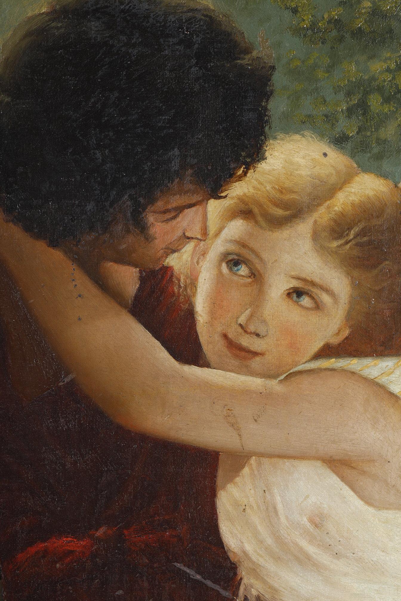 Late 19th Century Two oils on canvas after Pierre Auguste Cot (1837-1883)