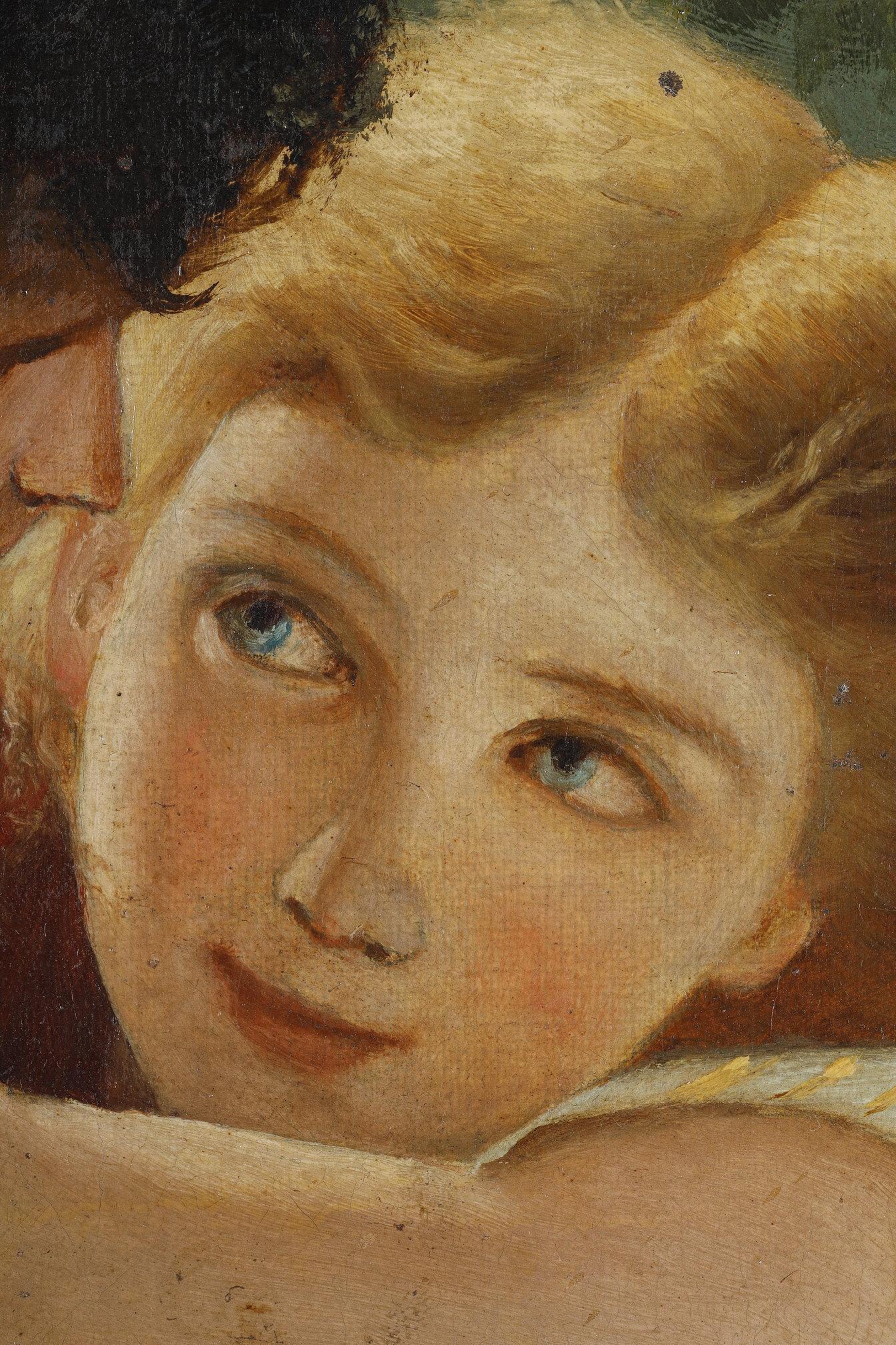 Canvas Two oils on canvas after Pierre Auguste Cot (1837-1883)