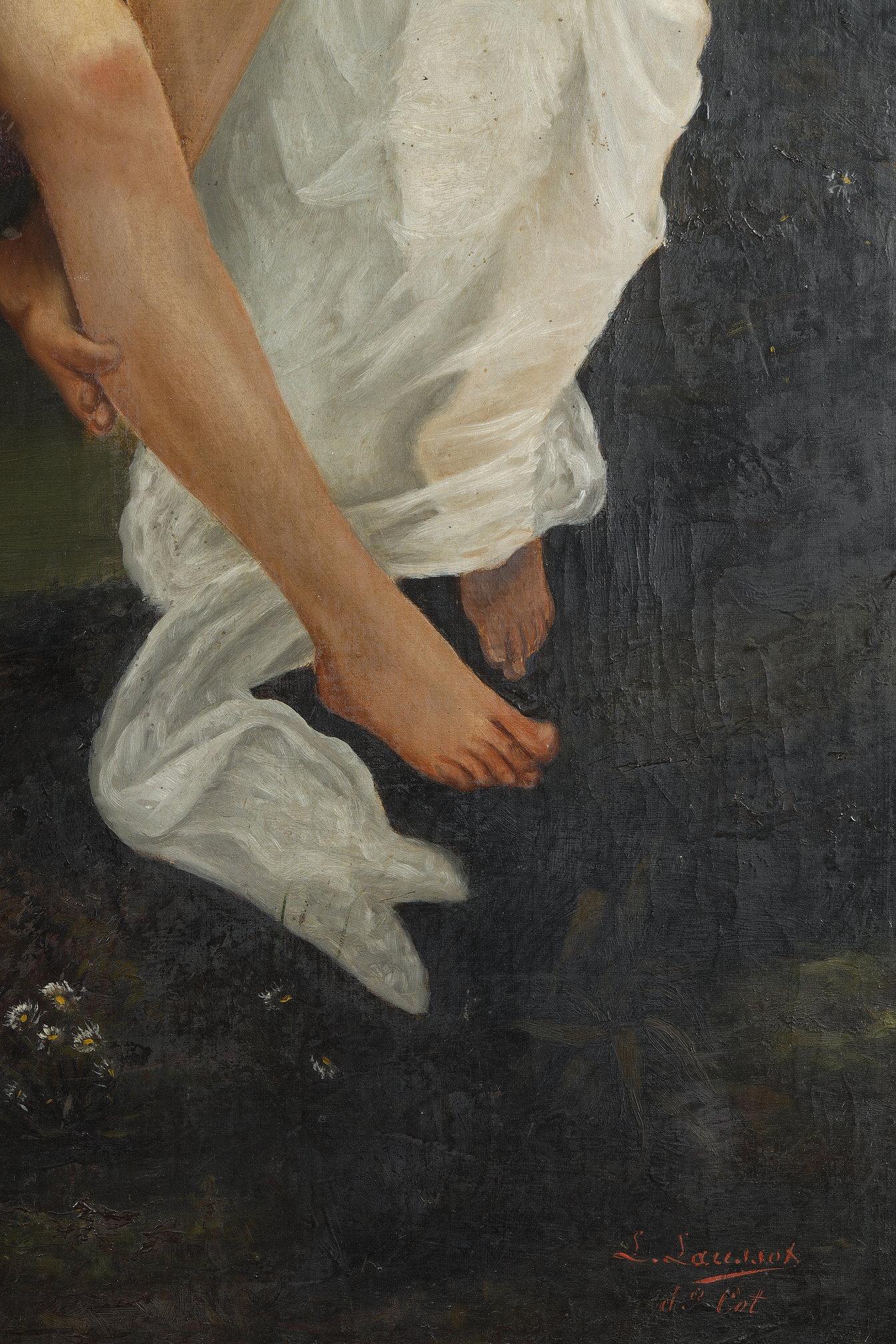Two oils on canvas after Pierre Auguste Cot (1837-1883) 2
