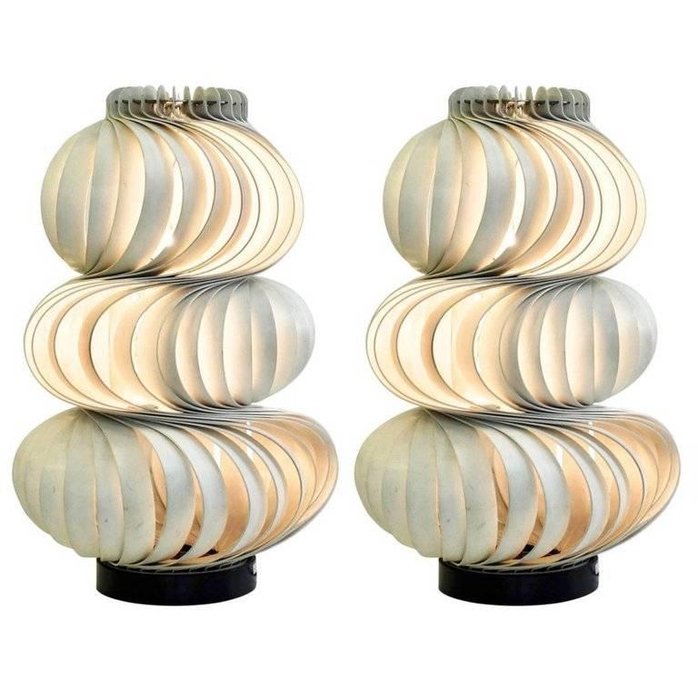 Two Olaf von Bohr "Medusa" Lamps, Valenti Editions, Italy, 1968