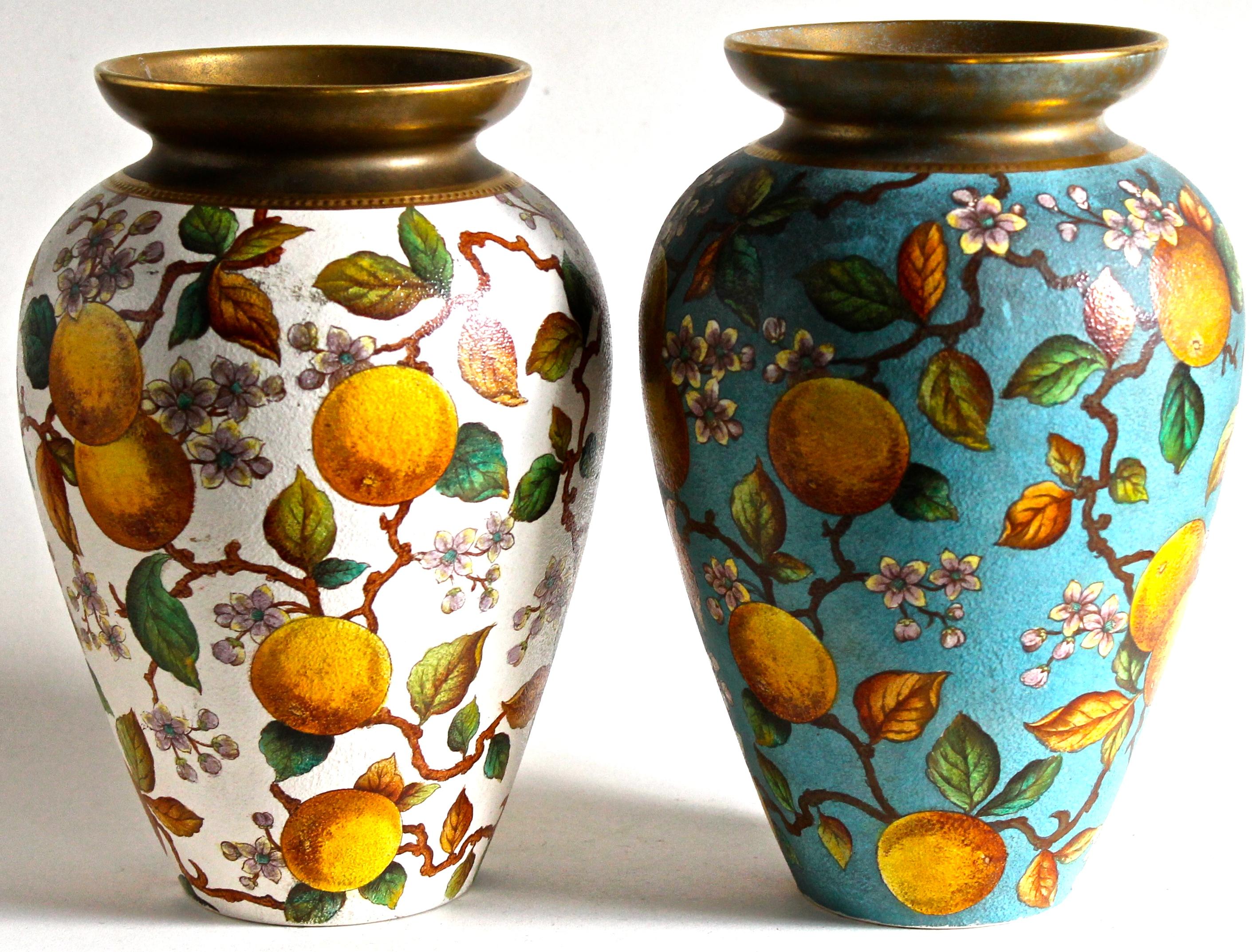 White vase: 8 1/2