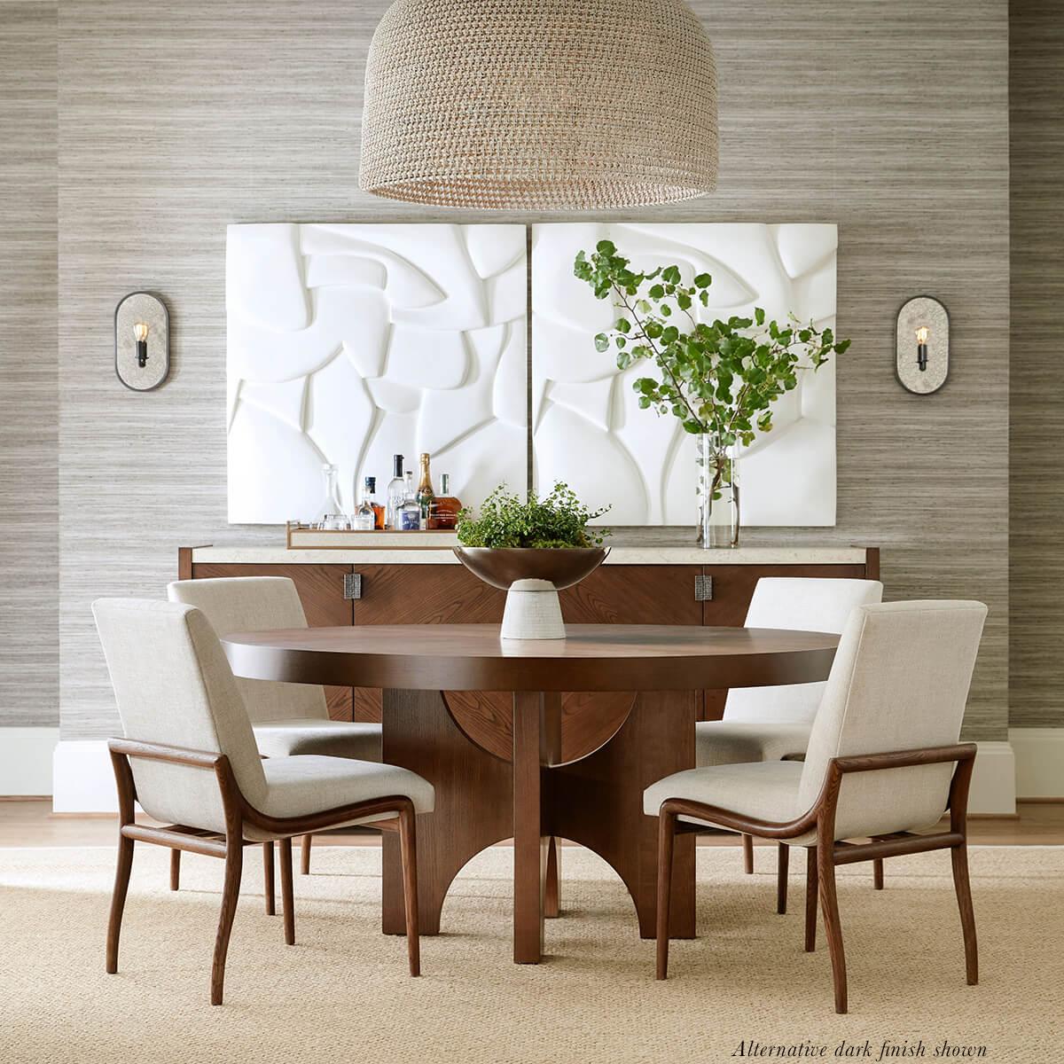 Due sedie da pranzo moderne organiche in Oak in vendita 1