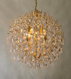 One Original “Cassiopea” Crystal Chandelier by BC San Michele, Italy, 1980s