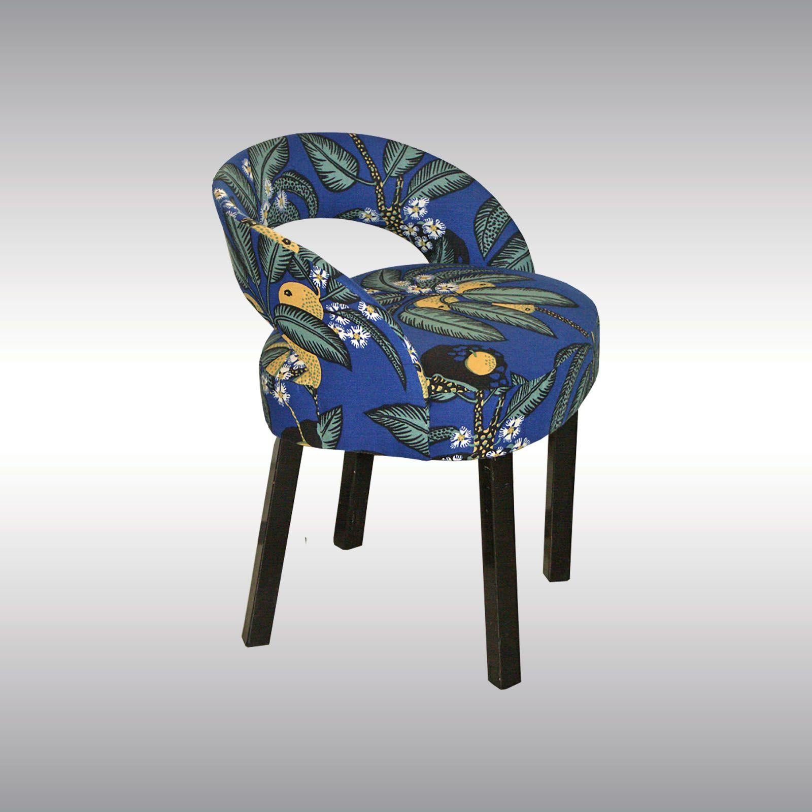 Art Déco Due sedie originali di Josef Hoffmann & Oswald Haerdtl Art Deco con nuova stoffa Josef Frank in vendita