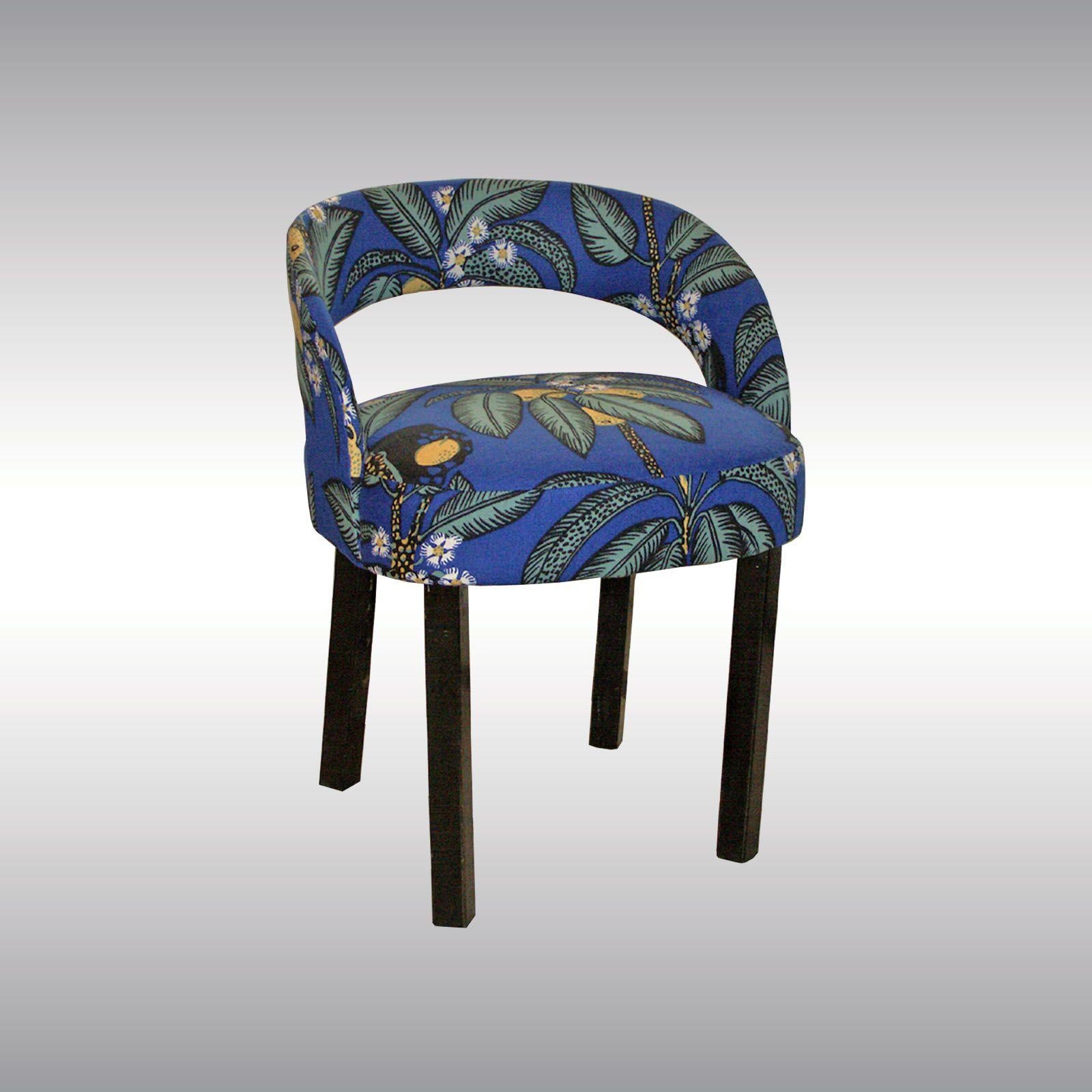 Austriaco Due sedie originali di Josef Hoffmann & Oswald Haerdtl Art Deco con nuova stoffa Josef Frank in vendita