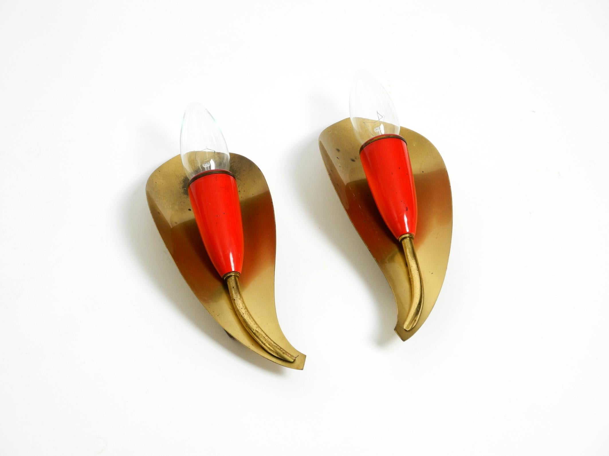 Deux appliques originales en laiton The Modernity Bon état - En vente à München, DE