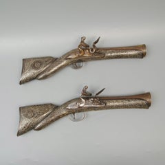 Two Ottoman Knee Blunderbuss