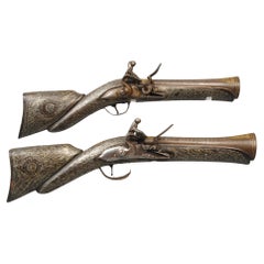 Two Ottoman Knee Blunderbuss