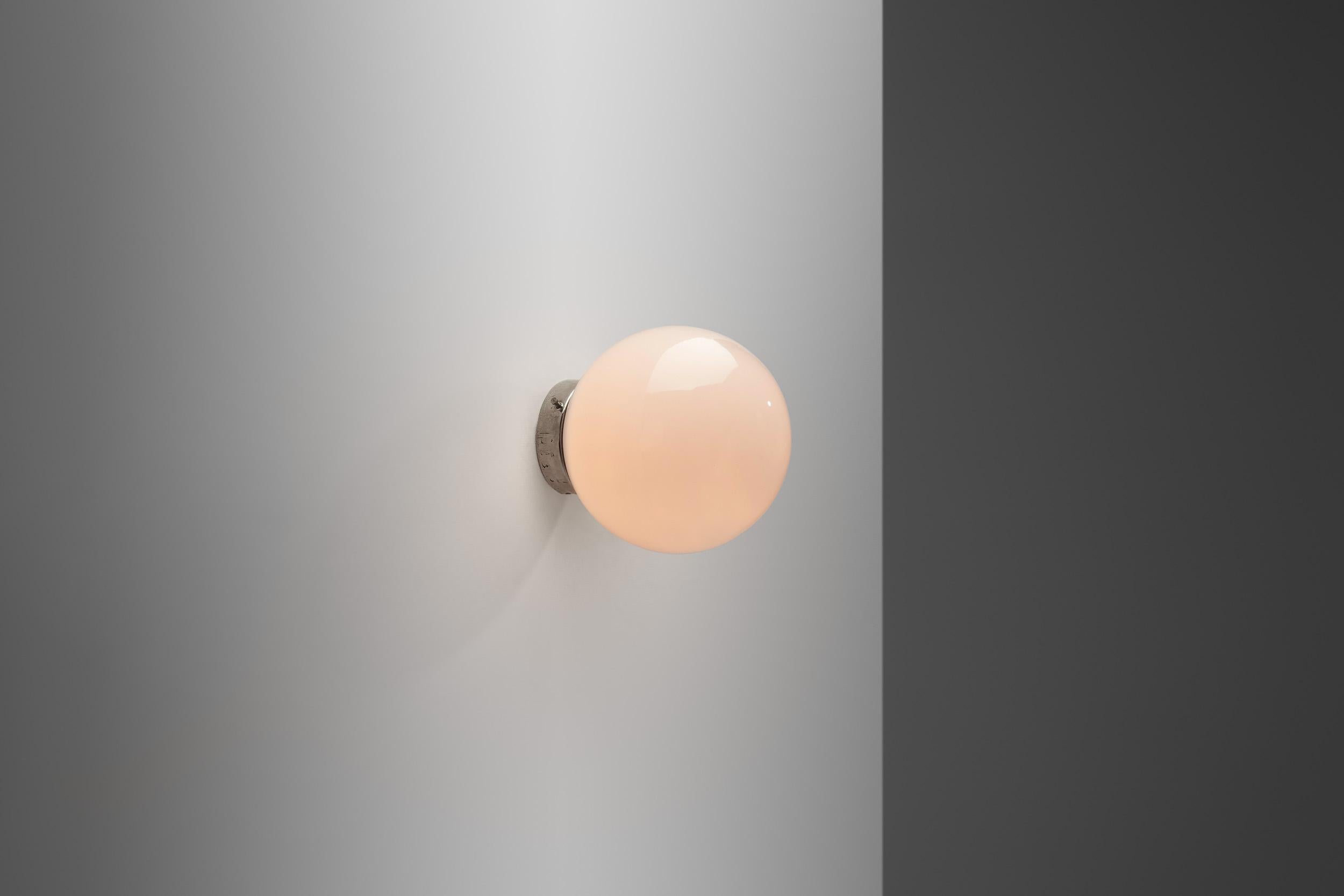 Finnish Two Paavo Tynell Model ��“2008” Ceiling Lights for Idman Oy, Finland 1950s For Sale
