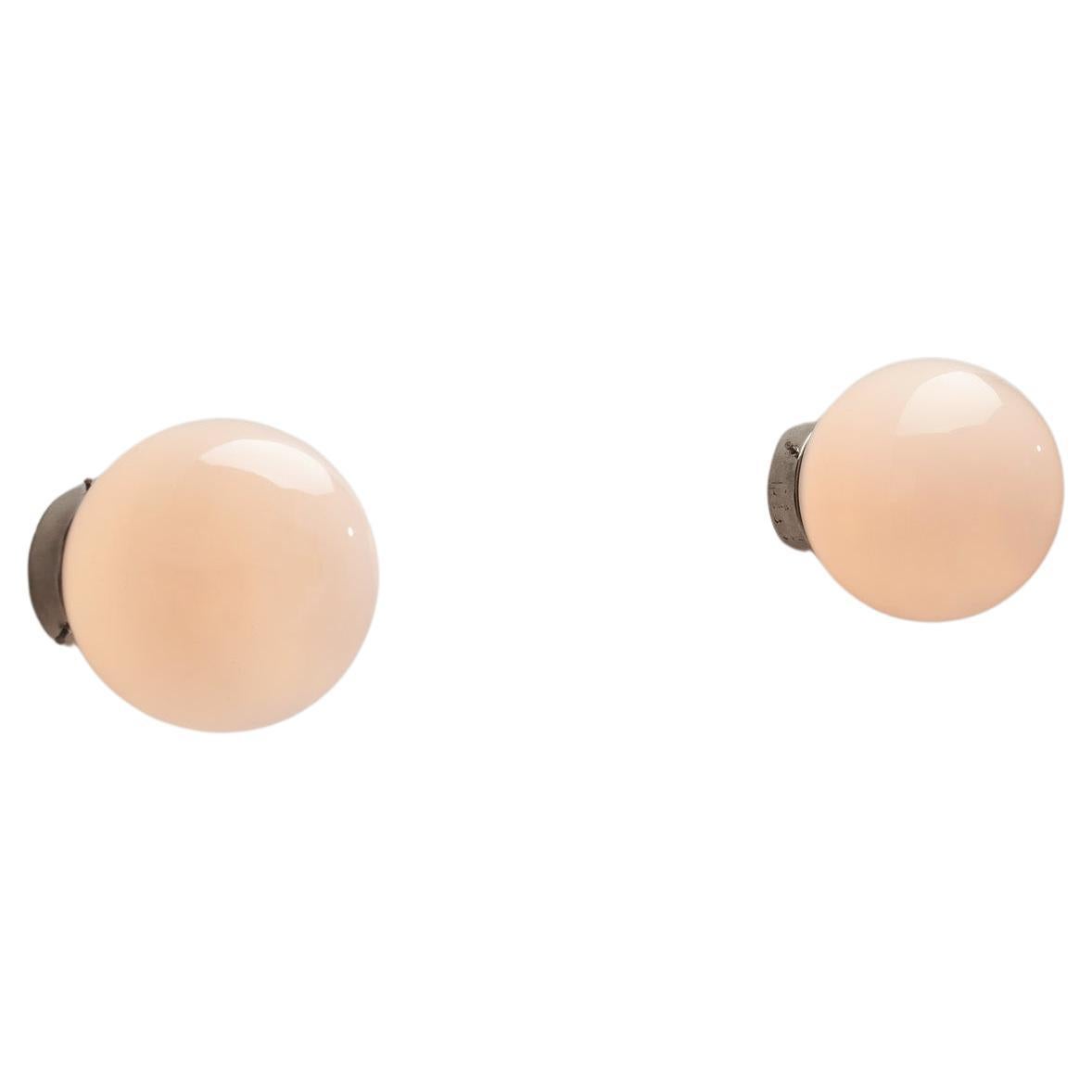 Two Paavo Tynell Model “2008” Ceiling Lights for Idman Oy, Finland 1950s For Sale