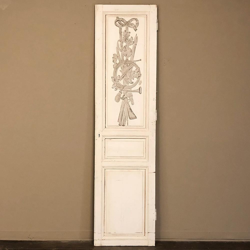 Two Pair 19th Century French Louis XVI Painted Interior Doors For Sale 11