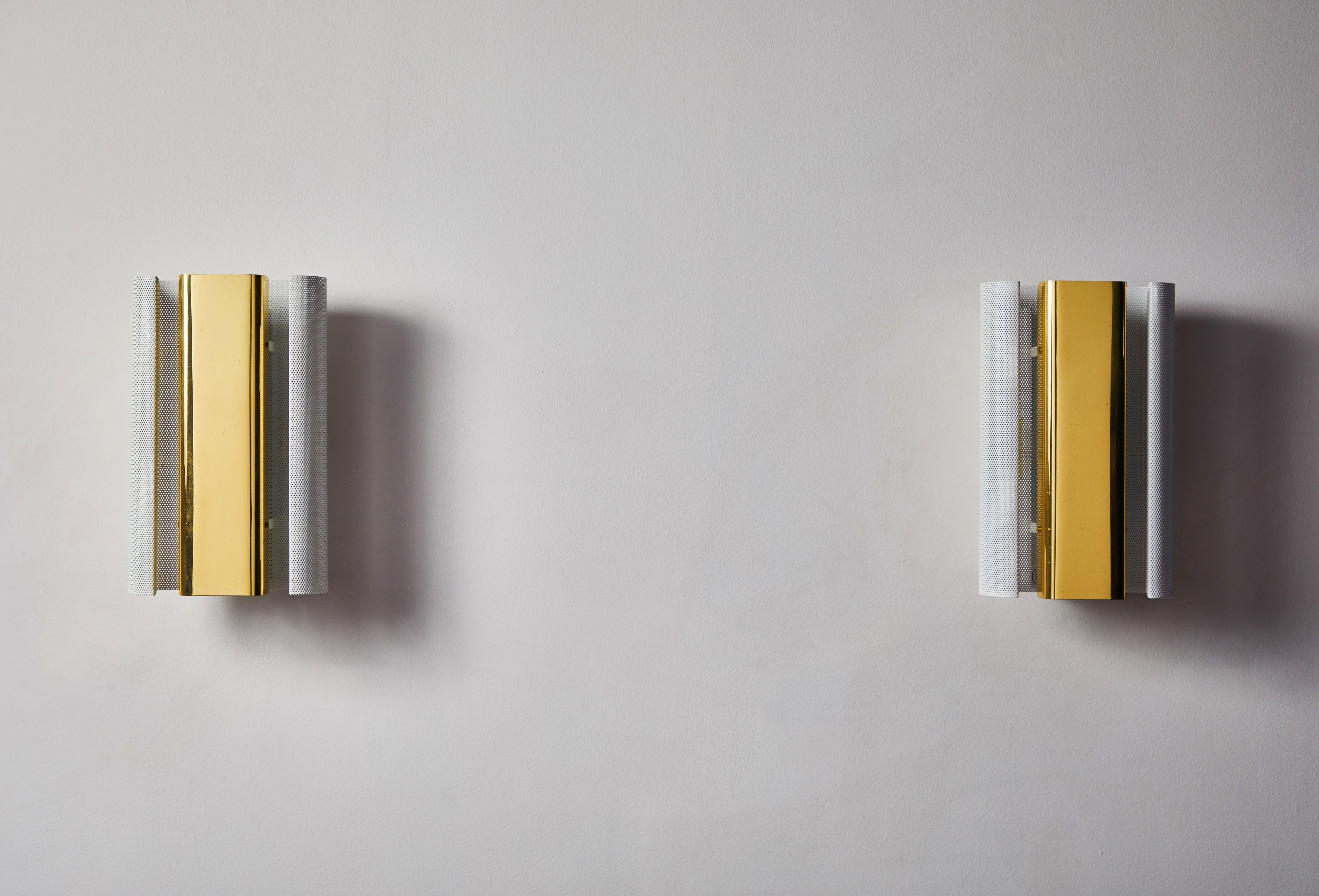 Mid-Century Modern Two Pair of Sconces by Hans-Agne Jakobsson