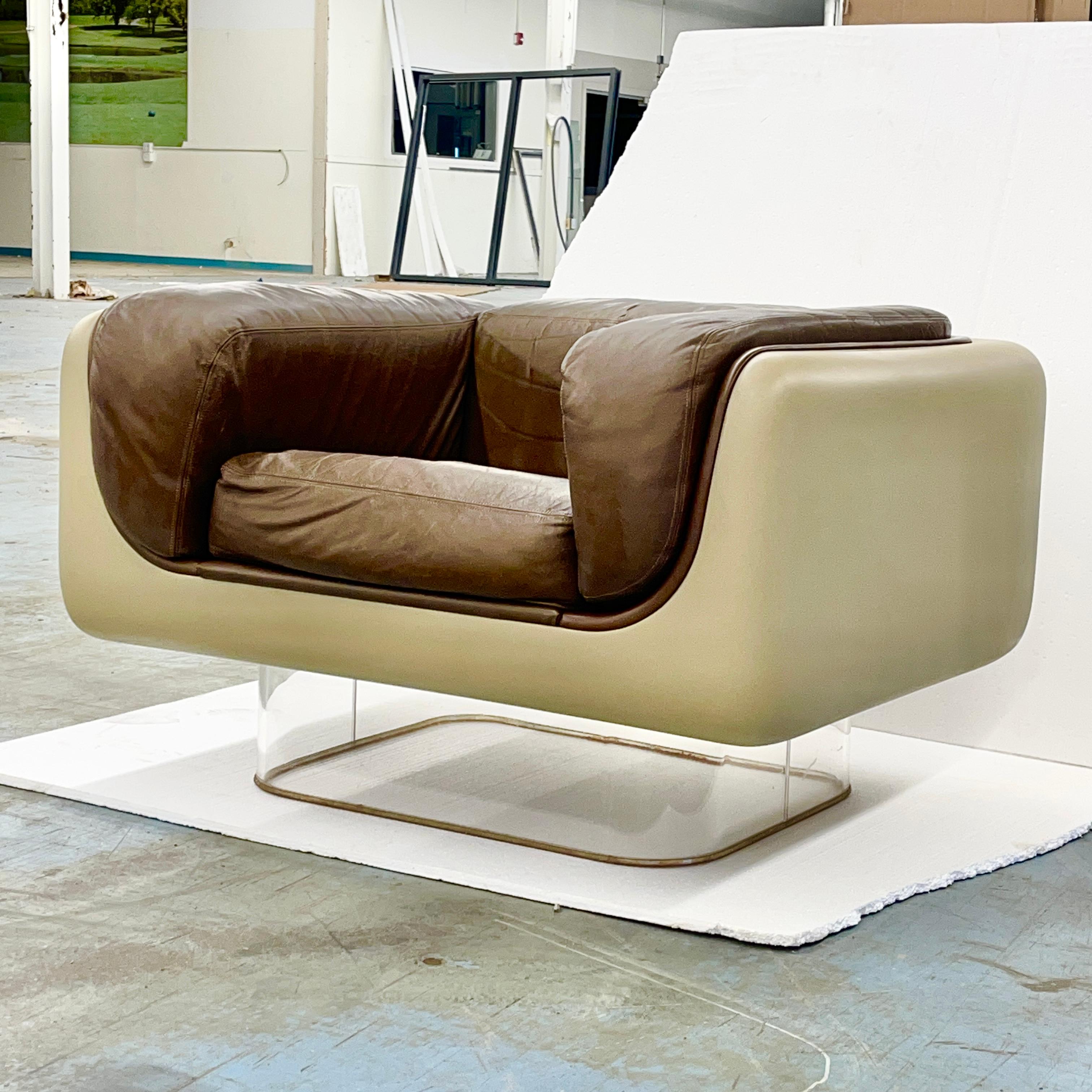 Pair Steelcase Space Age Lounge Chairs by William Andrus 13