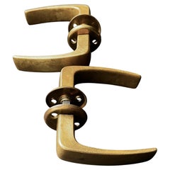 Two Pairs of Finnish Brass Door Handles