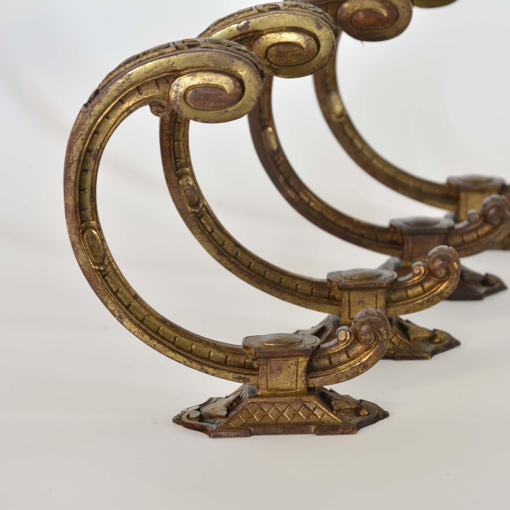 Due coppie di fermatende in ormolu francese del XIX secolo In condizioni buone in vendita a Castle Douglas, GB