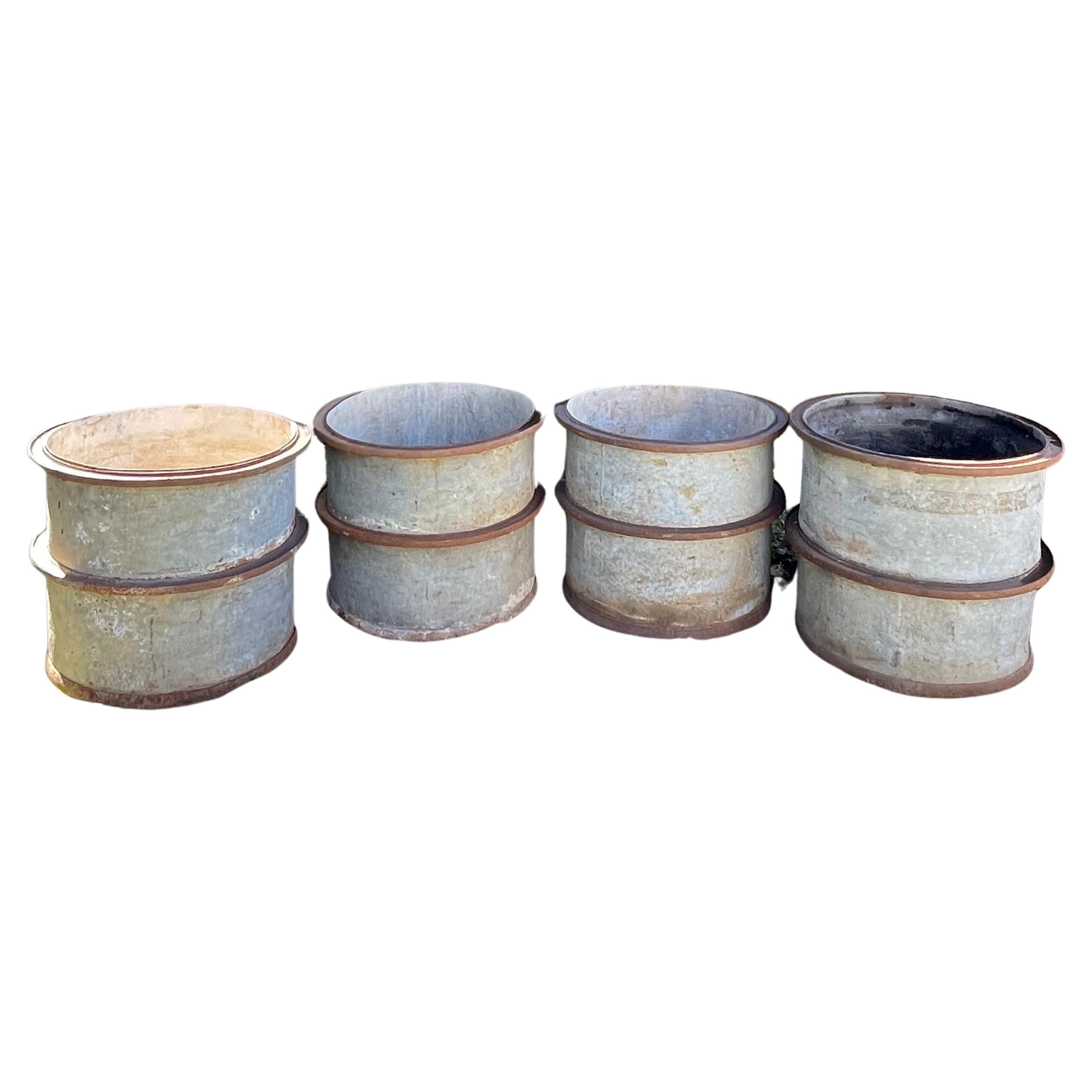 Turkish Olive Picking Galvanized Basket, more available at 1stDibs