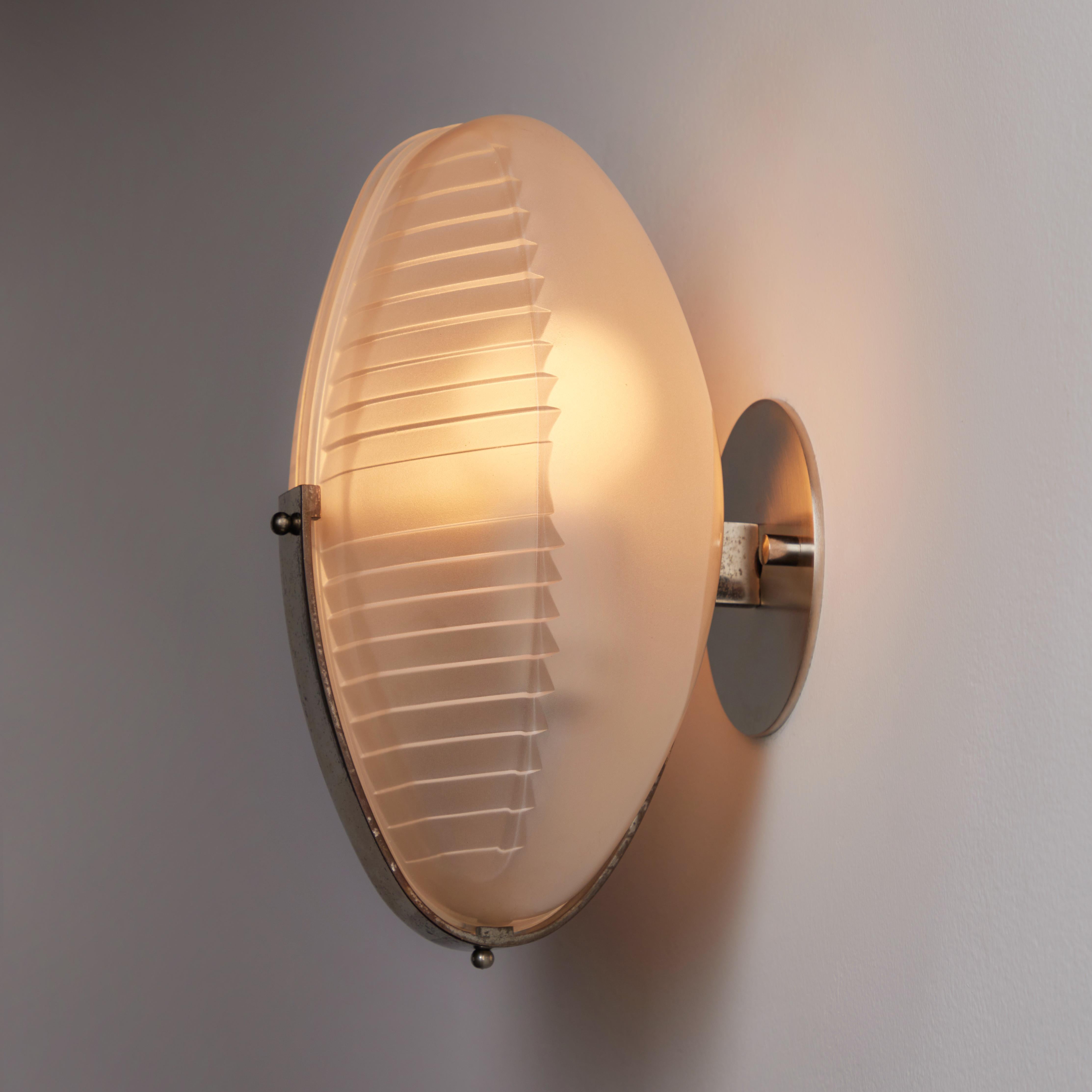Polished Pairs of Lambda Sconces by Vico Magistretti for Artemide