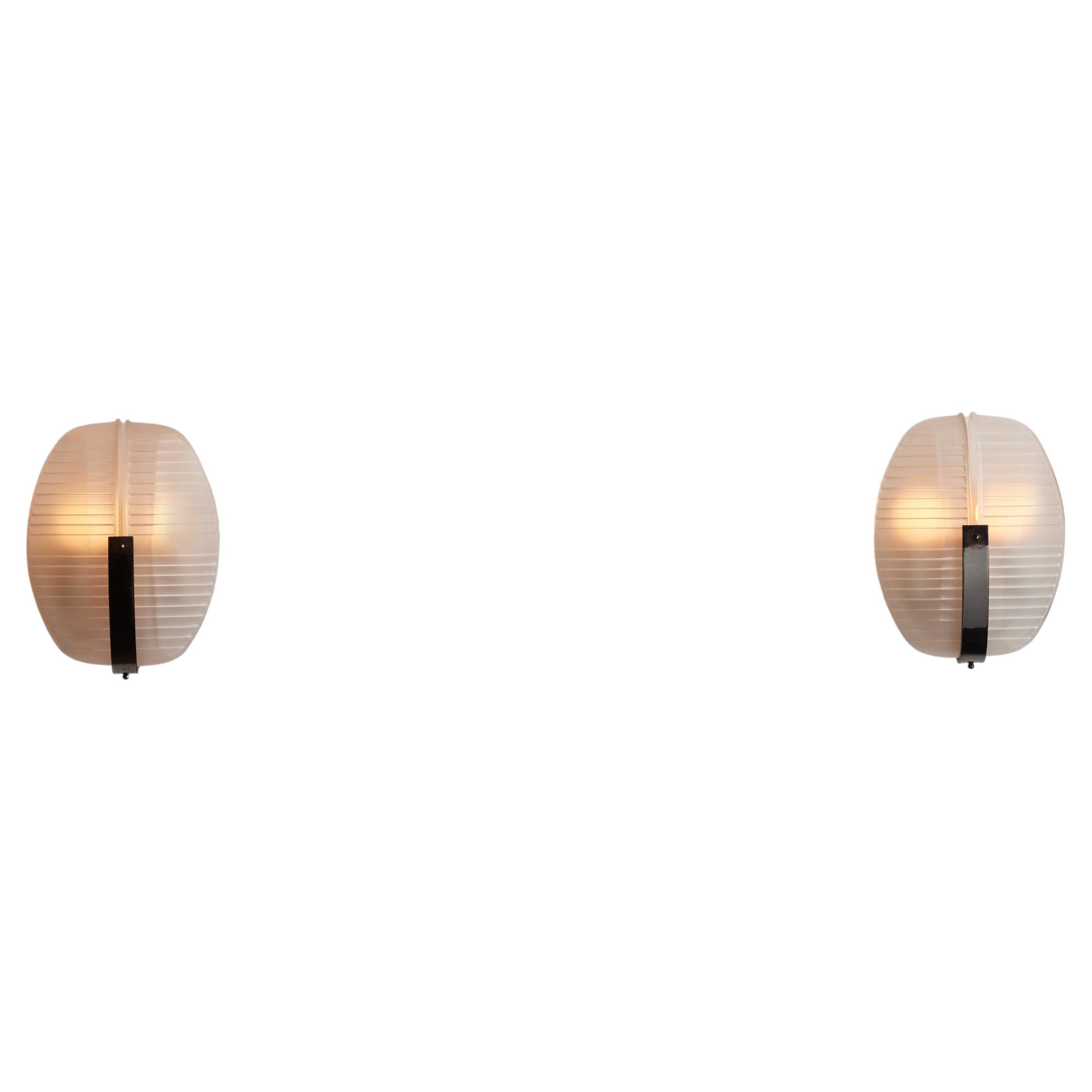 Two Pairs of 'Lambda' Sconces by Vico Magistretti for Artemide
