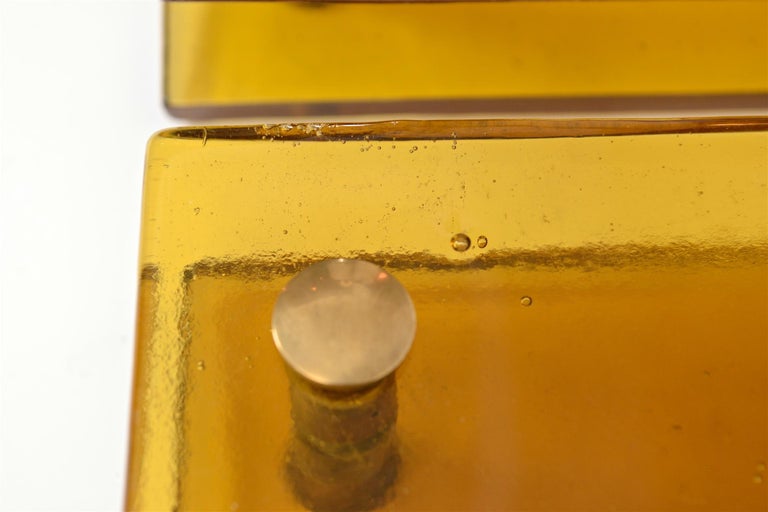 Two pairs of large glass door handles at 1stDibs