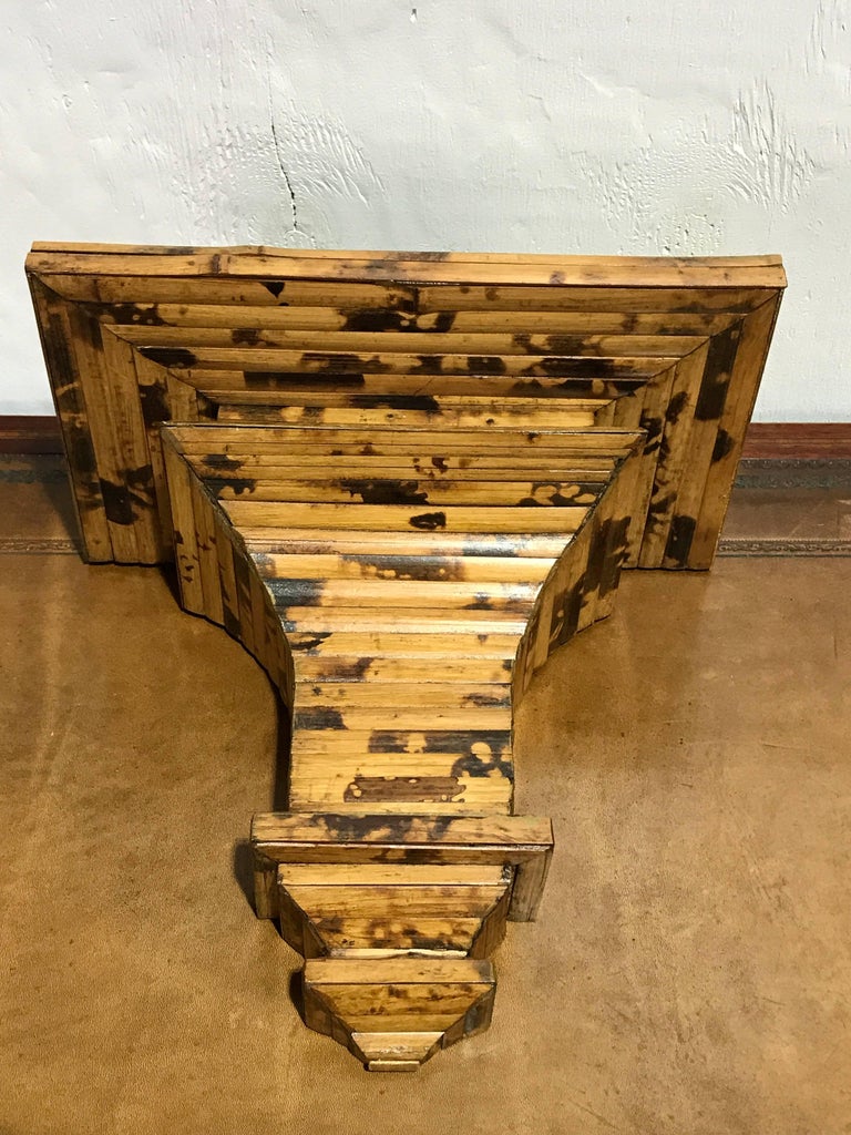 Two Pairs of Regency Style Bamboo Wall Brackets at 1stDibs