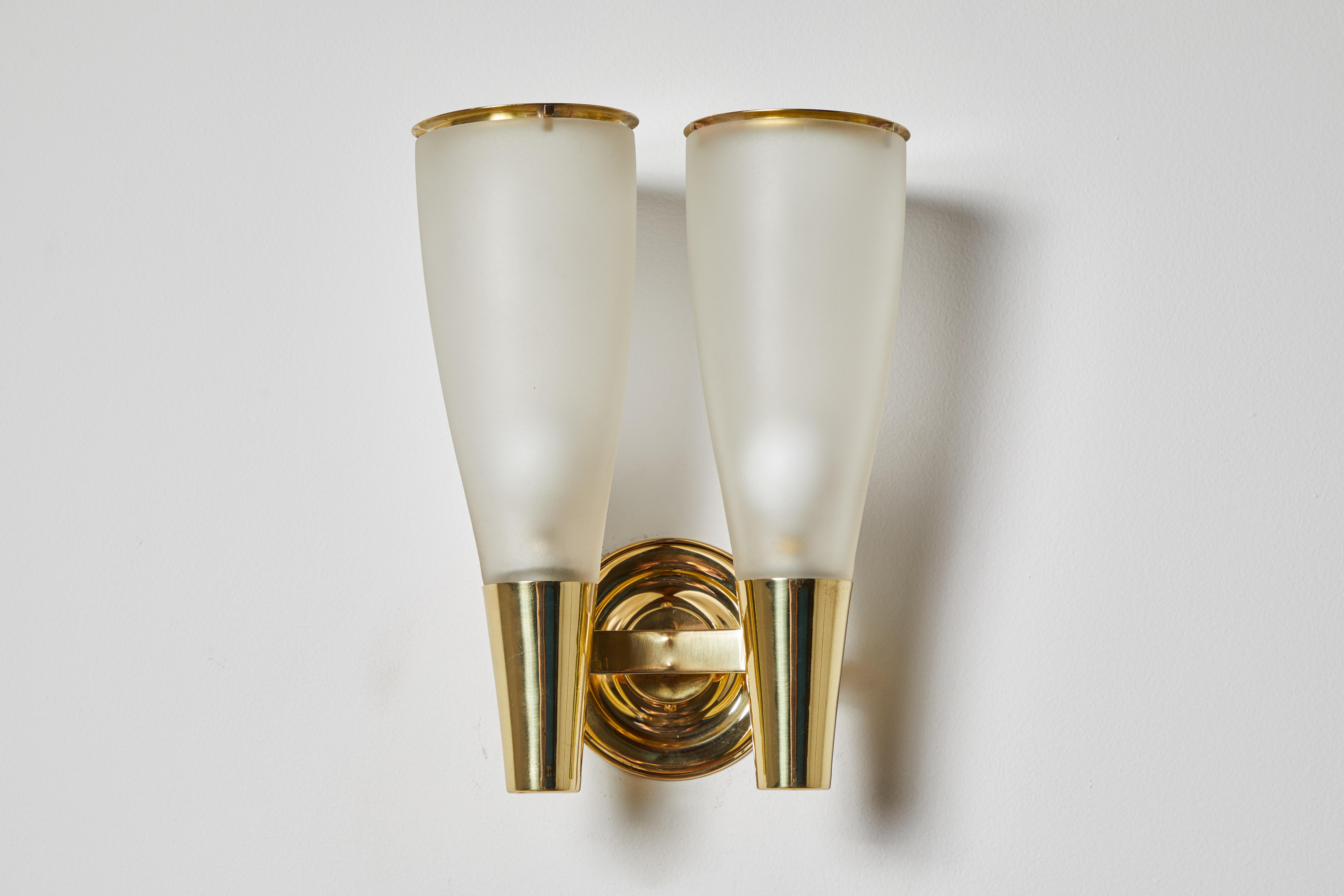 Pair of Sconces by Pietro Chiesa for Fontana Arte For Sale 1