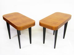 Two Paldao Line Art Deco End Tables by Gilbert Rohde for Herman Miller, C 1940