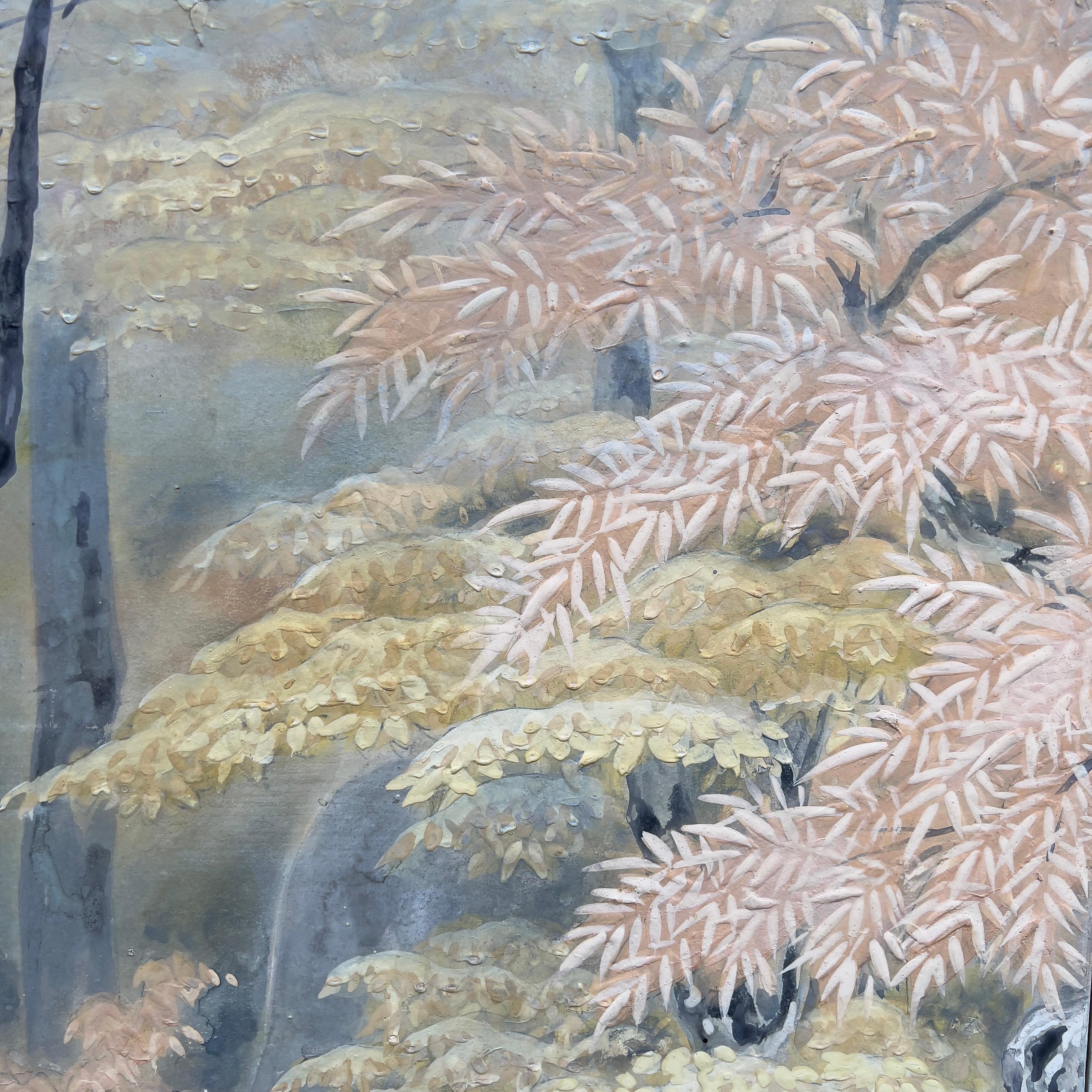 Two-panel folding screen, Nihonga, Hirai Baisen (1889–1969), early Shōwa era (19 For Sale 4