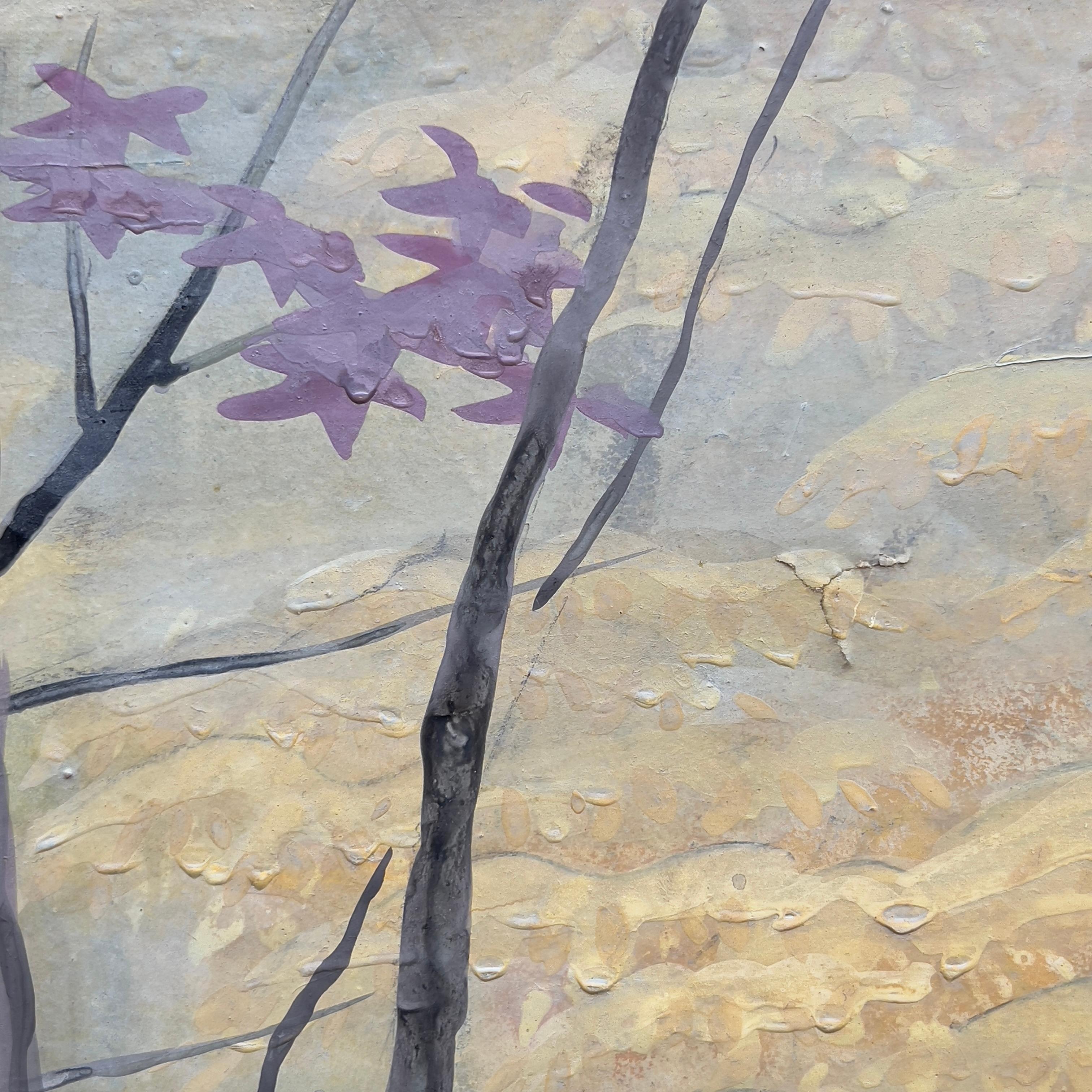Hand-Painted Two-panel folding screen, Nihonga, Hirai Baisen (1889–1969), early Shōwa era (19 For Sale