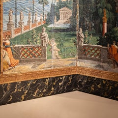 Two Panels of a Panoramic Wallpaper by J. Dufour (1757–1824), France 1818