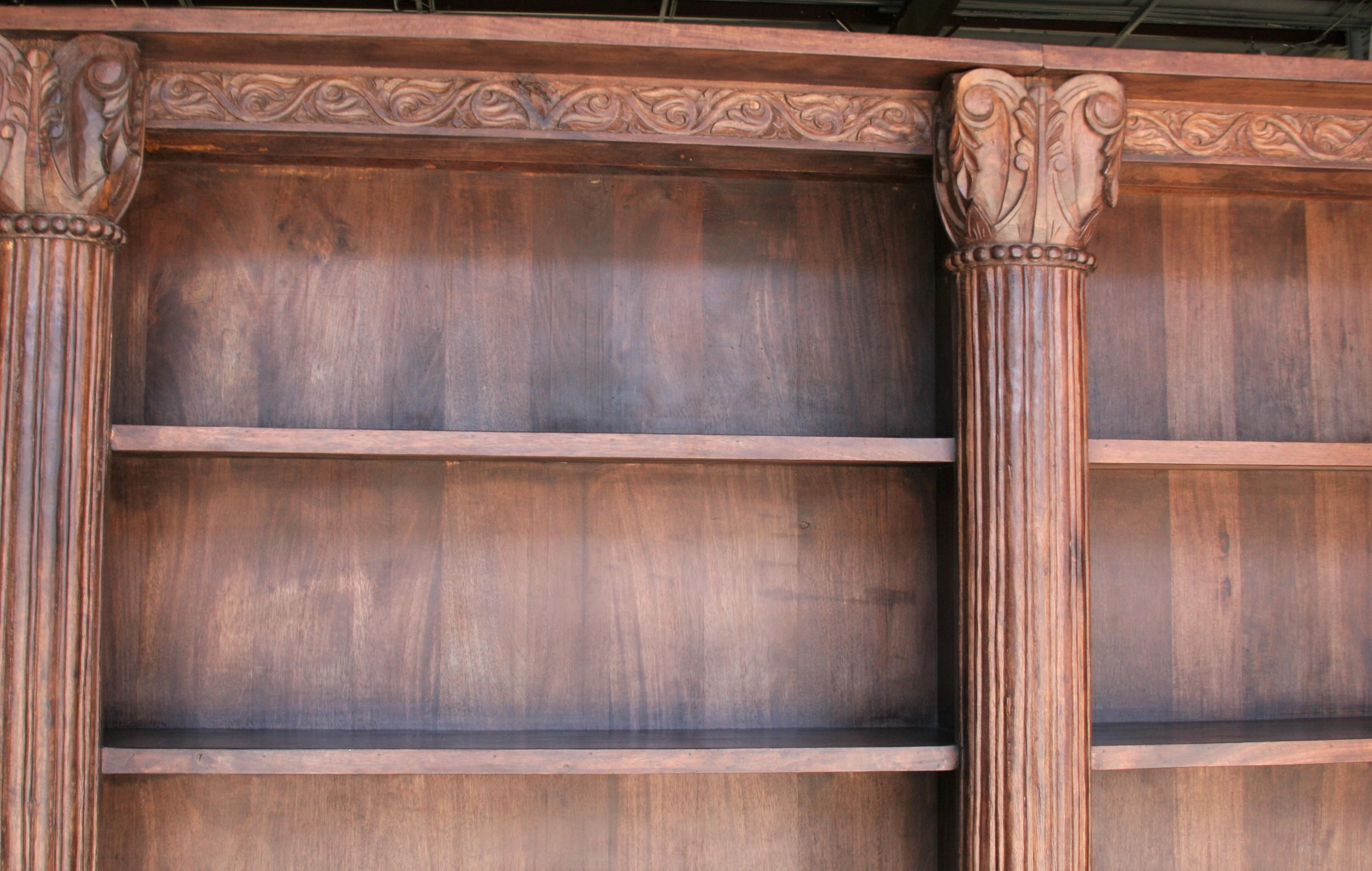 solid wood bookcases