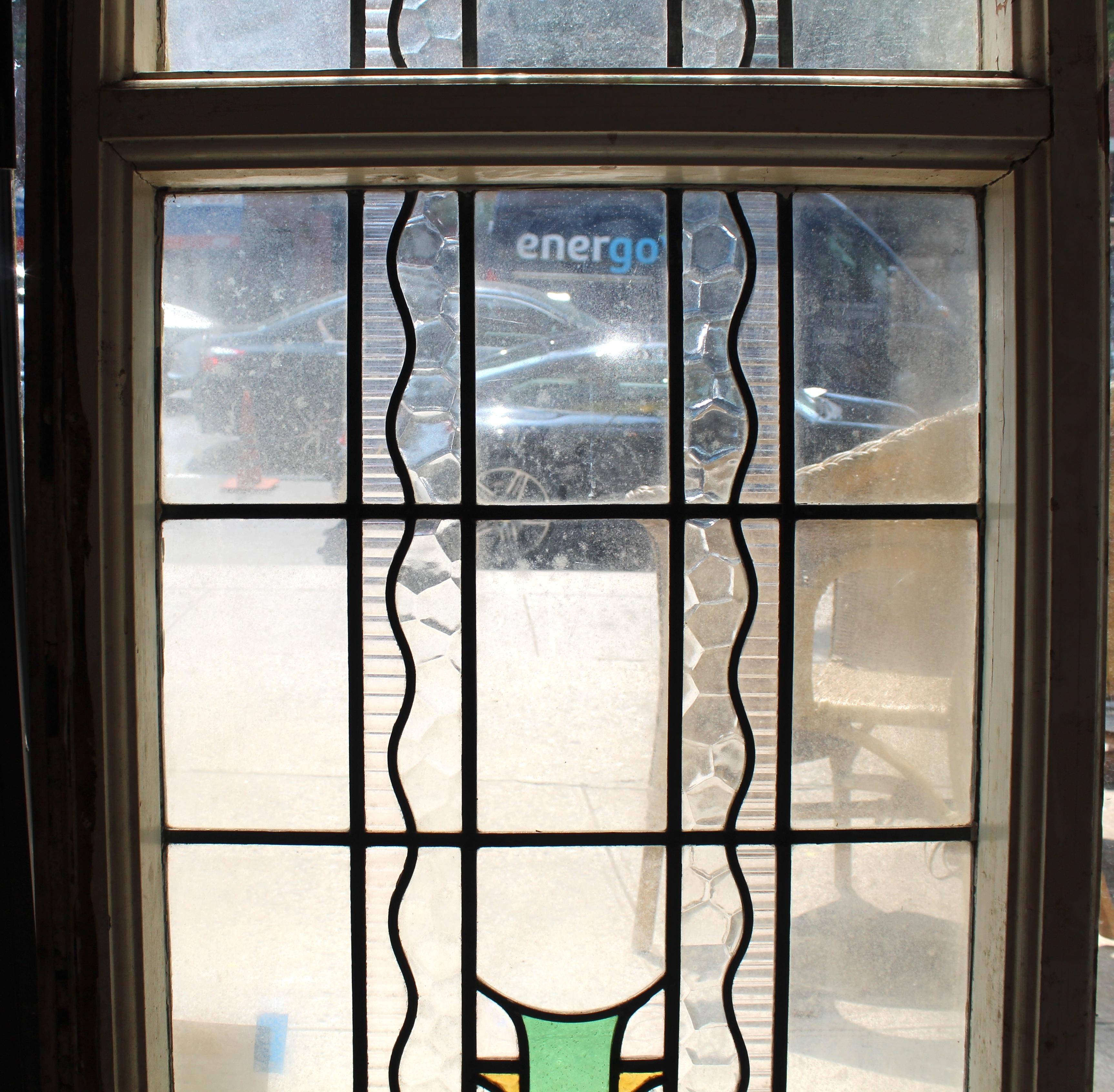 Two Part Stained Glass Window 27