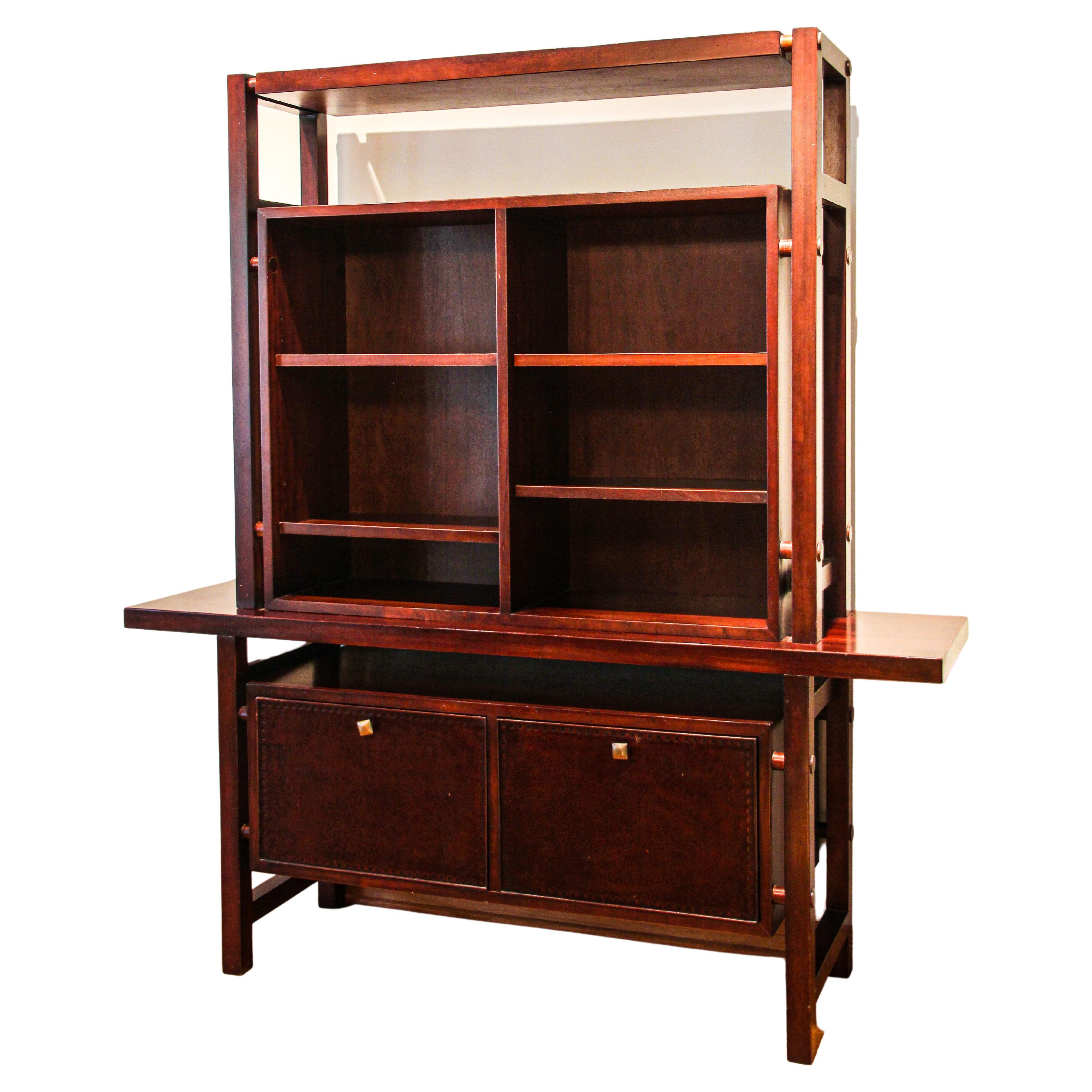 Hand Carved Bookshelf For Sale at 1stDibs