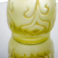 Two Peacock Feather Vaseline Shades