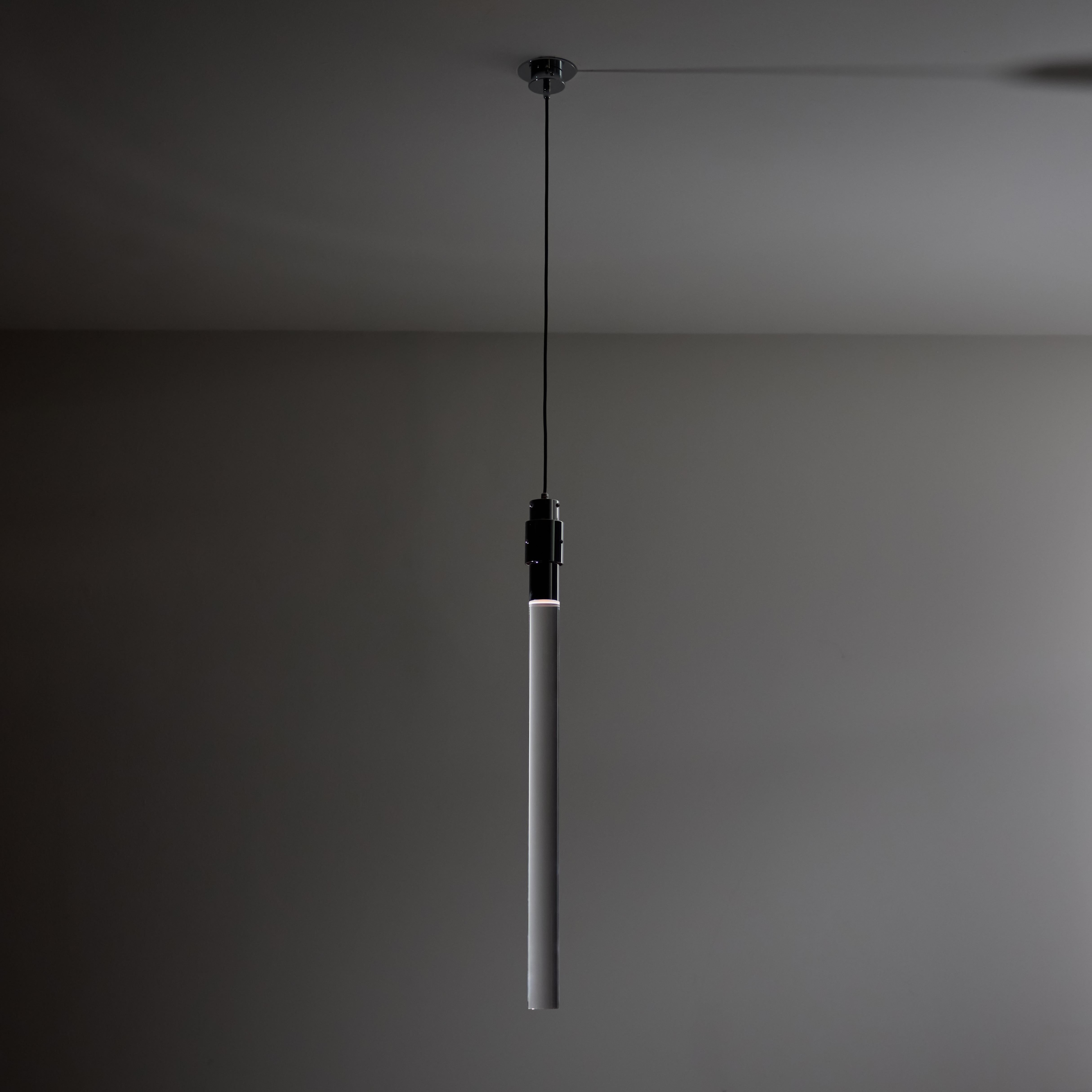 Chrome Pendant by Angelo Mangiarotti for Skipper and Pollux For Sale