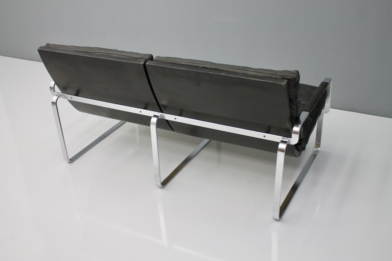 Mid-20th Century Two Person Sofa by Jørgen Lund & Ole Larsen for Bo-Ex, Denmark, 1960s For Sale