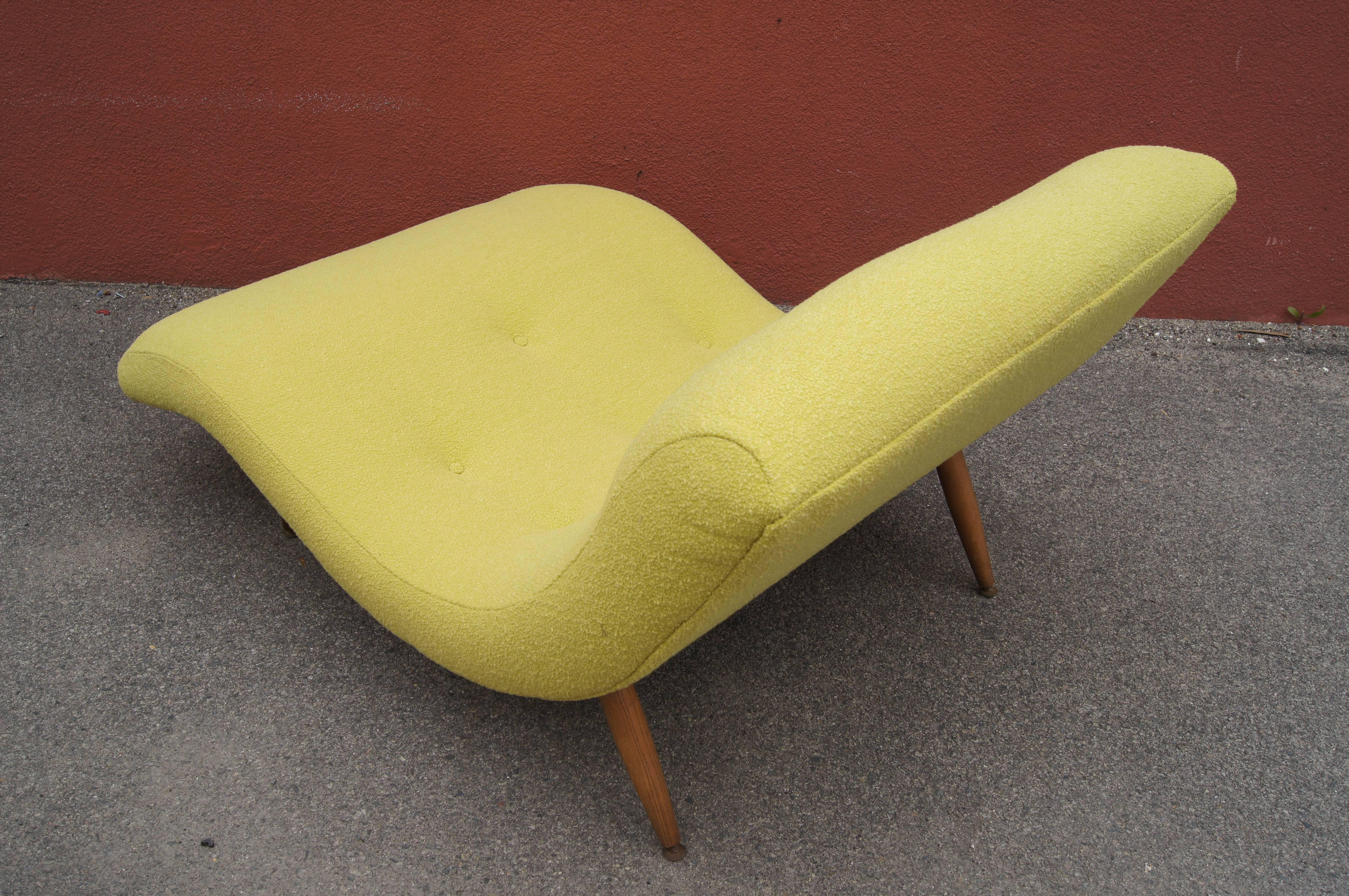 Mid-Century Modern Two-Person Wave Chaise Longue by Adrian Pearsall for Craft Associates
