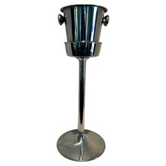 Two Piece Champagne Chiller Ice Bucket on Stand