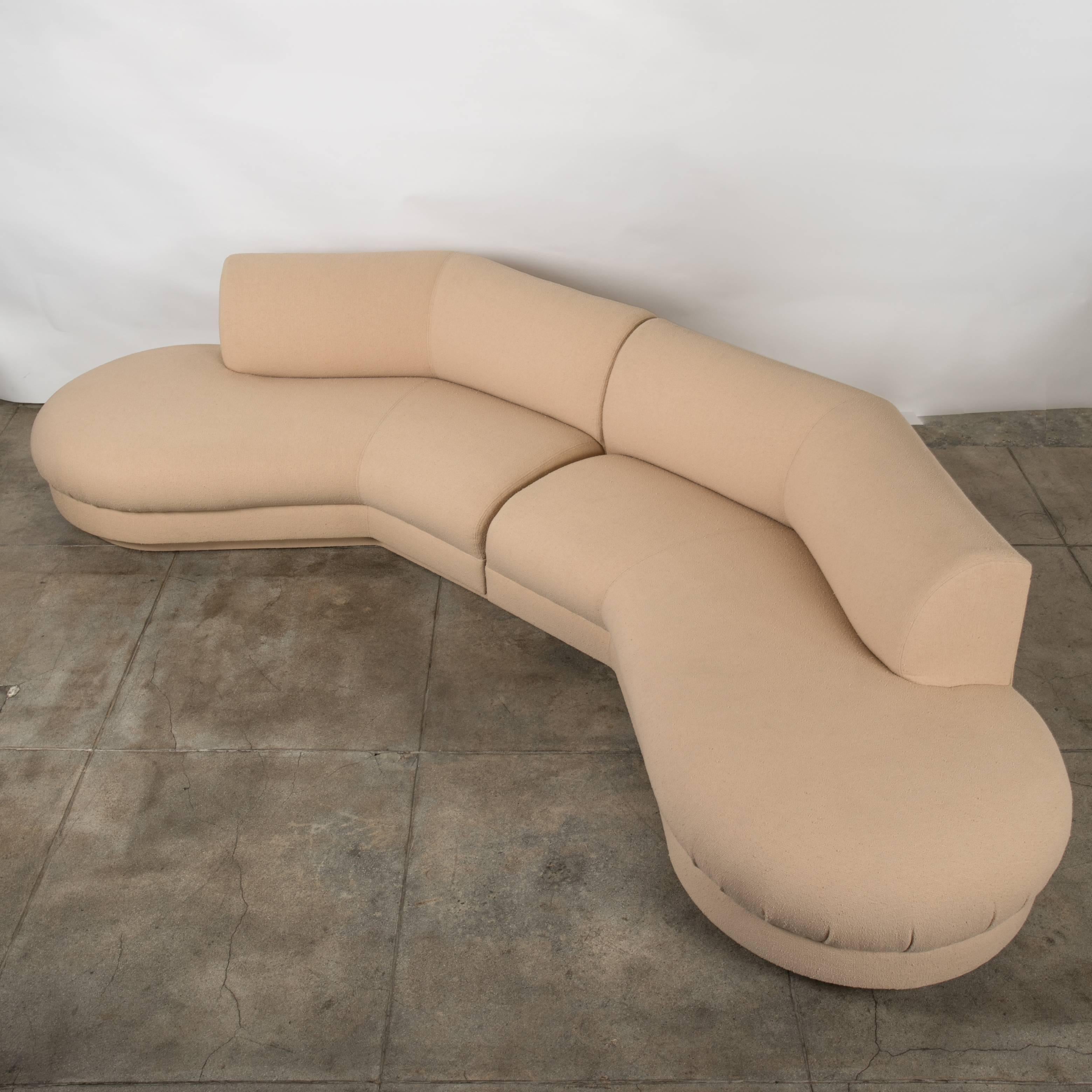Mid-Century Modern Two-Piece Directional Sofa by Vladimir Kagan
