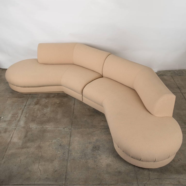 TwoPiece Directional Sofa by Vladimir Kagan at 1stDibs