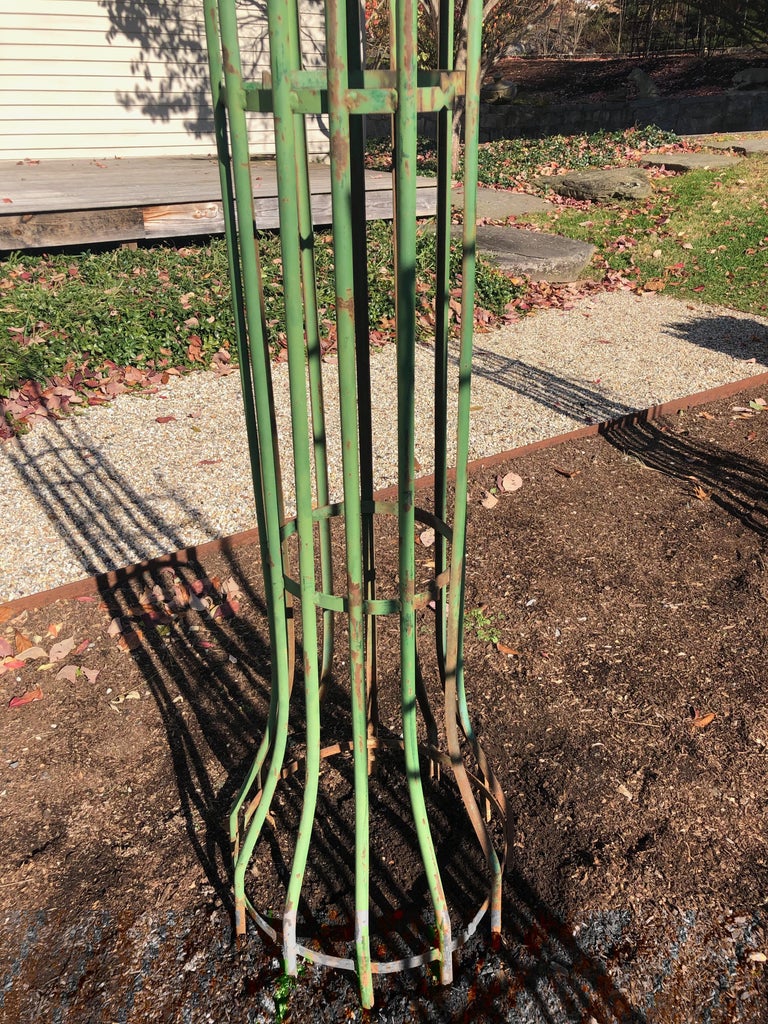 TwoPiece French Wrought Iron Tree Guards For Sale at 1stdibs