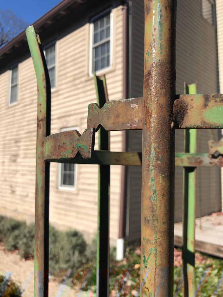 TwoPiece French Wrought Iron Tree Guards For Sale at 1stdibs