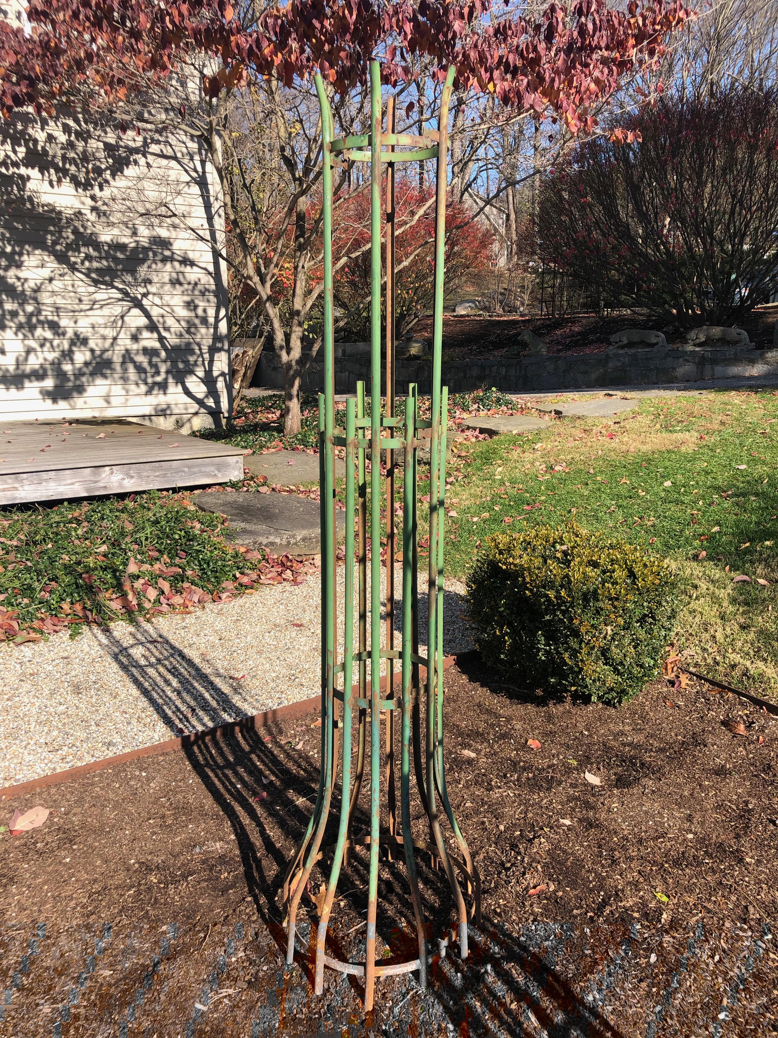 Two-Piece French Wrought Iron Tree Guard In Good Condition In Woodbury, CT