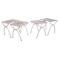 Mesas nido de dos piezas para patio y piscina by Salterini 2 juegos disponibles
