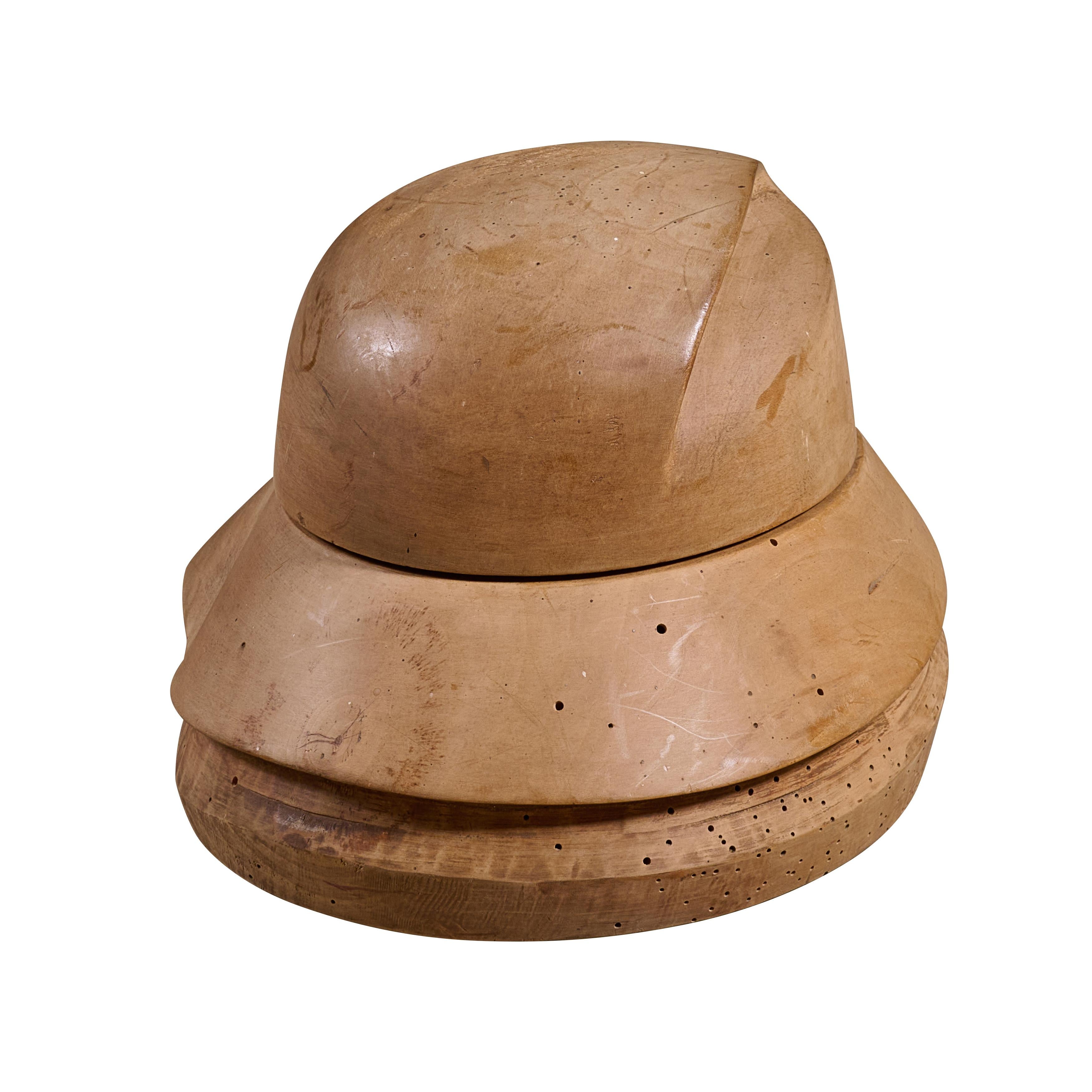 wooden hat mold