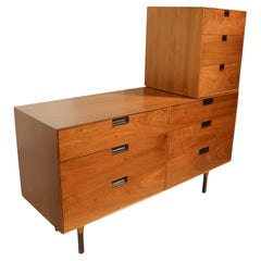 Two Piece Mid Century Dresser Set att. to Baughman for Directional c. 1950's