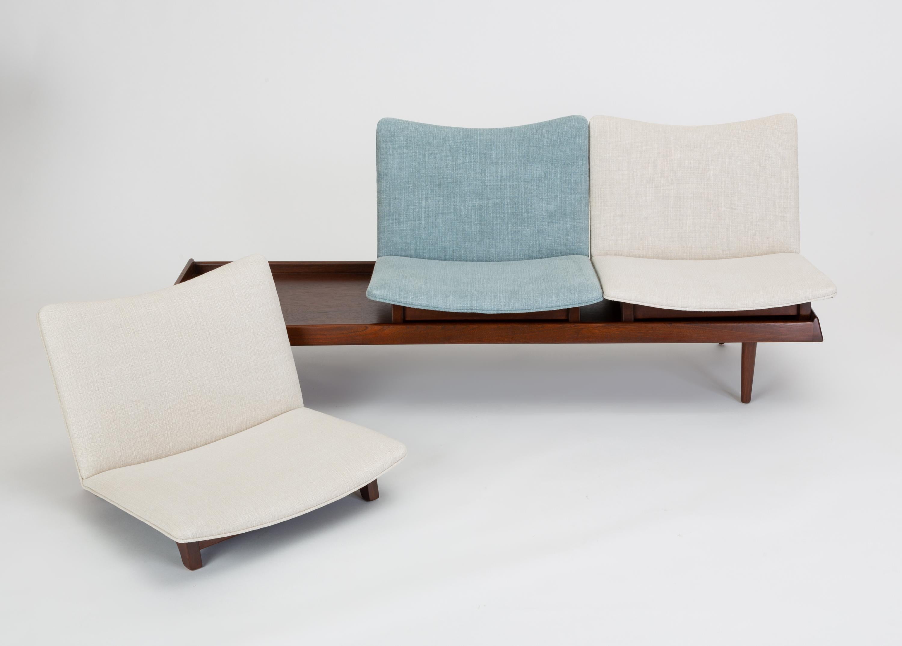 Mid-Century Modern Two-Piece Modular Seating Group by Gerald McCabe