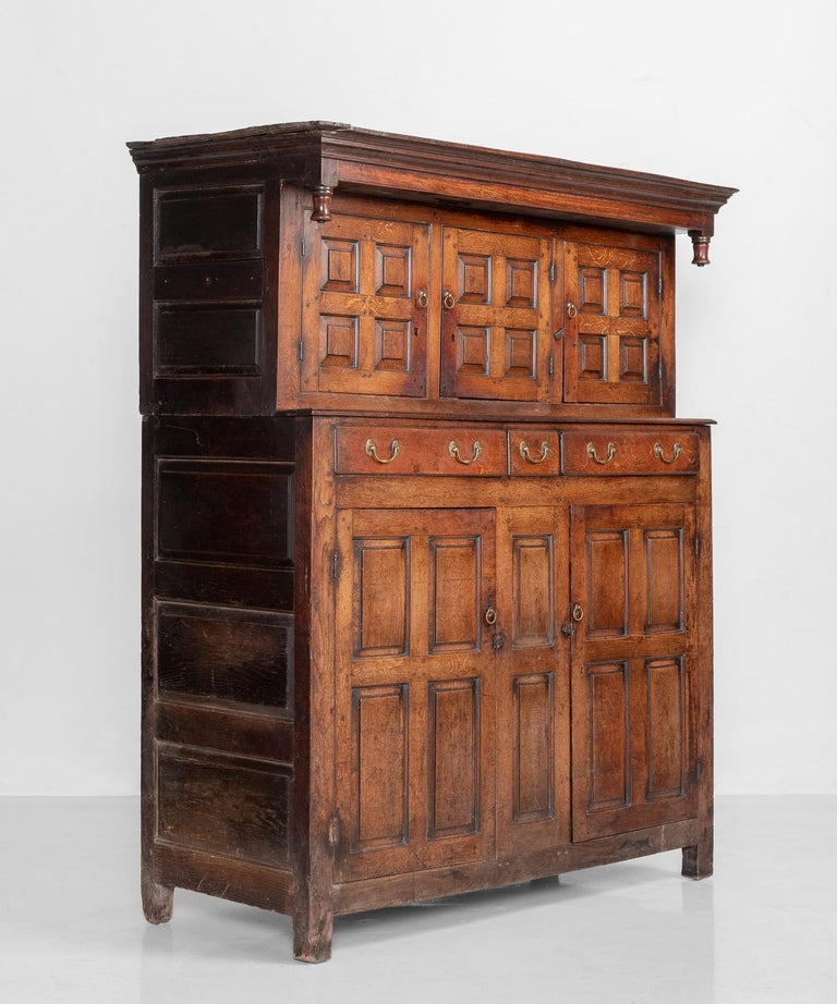 Two-Piece Oak Welsh Cupboard, Wales, circa 1670 For Sale at 1stDibs ...