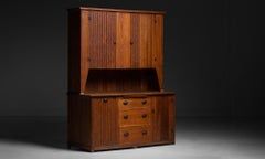 Two Piece Pine Cupboard, America circa 1920